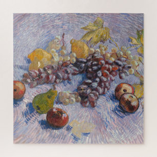 Van Gogh Grapes and Apples Still Life Art Print Jigsaw Puzzle