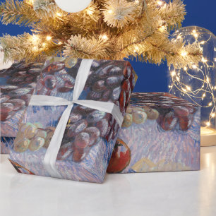 Van Gogh Grapes and Apples Still Life Art Print Wrapping Paper