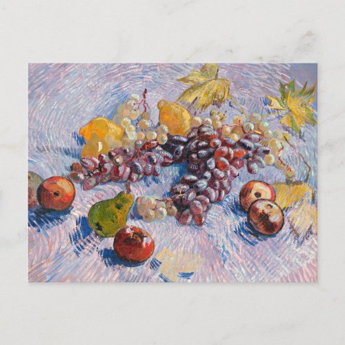 Van Gogh _ Grapes Lemons Pears and Apples Postcard