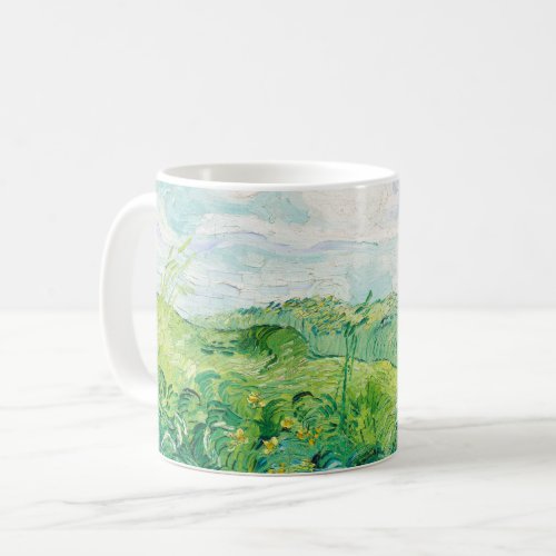 Van Gogh Green Wheat Fields Auvers Impressionism Coffee Mug