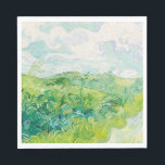 Van Gogh Green Wheat Fields Auvers. Impressionism Napkins<br><div class="desc">Van Gogh "Green Wheat Fields,  Auvers" napkin. Impressionism art.</div>