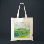 Van Gogh. Green Wheat Fields Auvers. Impressionism Tote Bag<br><div class="desc">Van Gogh "Green Wheat Fields,  Auvers" tote bag.</div>