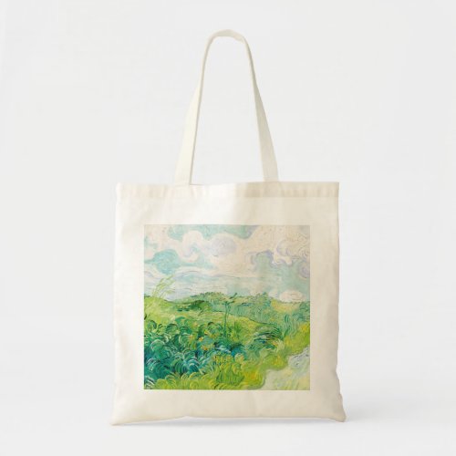 Van Gogh Green Wheat Fields Auvers Impressionism Tote Bag