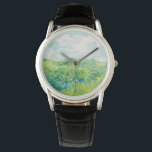 Van Gogh. Green Wheat Fields Auvers. Impressionism Watch<br><div class="desc">Van Gogh "Green Wheat Fields,  Auvers" watch.</div>