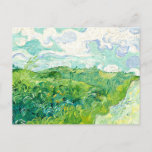 Van Gogh - Green Wheat Fields, Auvers Postcard<br><div class="desc">Green Wheat Fields,  Auvers - Fine art painting by Vincent van Gogh</div>