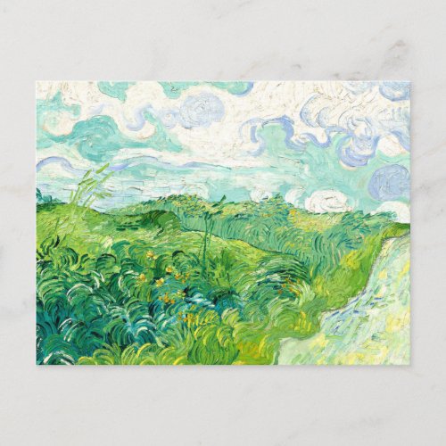 Van Gogh _ Green Wheat Fields Auvers Postcard