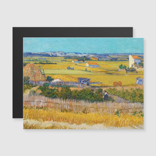 Van Gogh _ Harvest at La Crau Magnetic Card