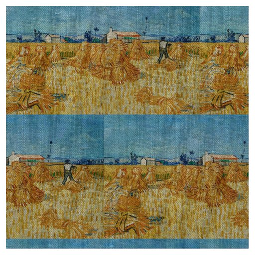 Van Gogh; Harvest in Provence Fabric