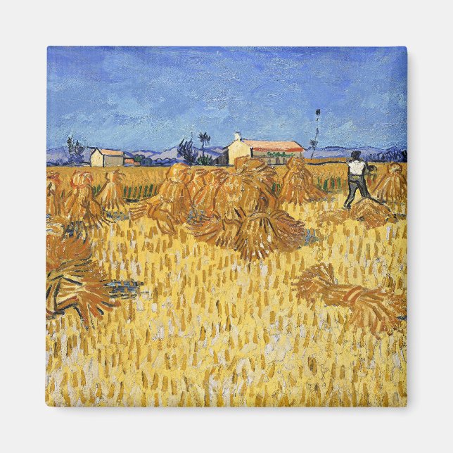 Van Gogh - Harvest in Provence Magnet (Front)