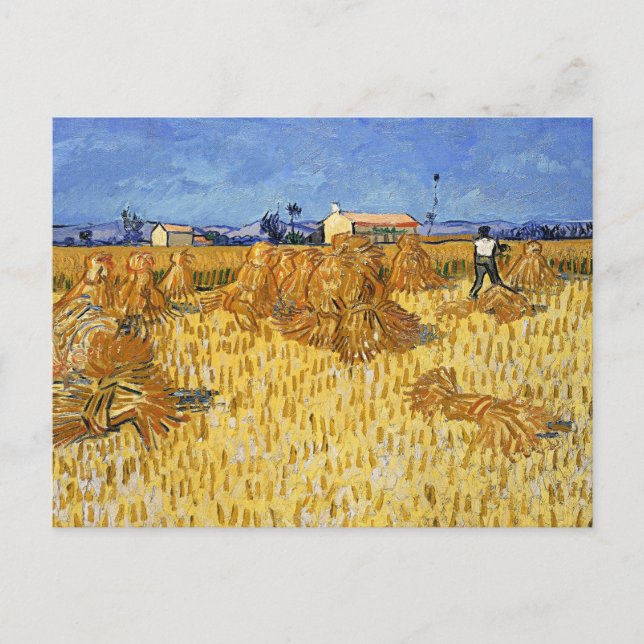 Van Gogh - Harvest in Provence Postcard (Front)