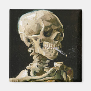 Van Gogh - Head of a Skeleton Magnet