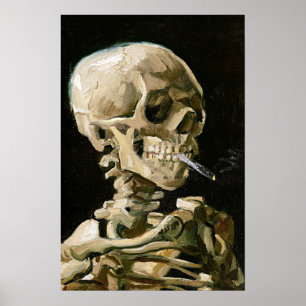 Van Gogh - Head of a Skeleton Poster