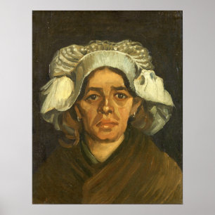 Van Gogh - Head Of A Woman Poster