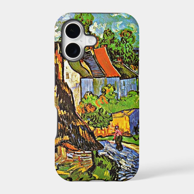 Van Gogh - Houses in Auvers,  Case-Mate iPhone Case (Back)