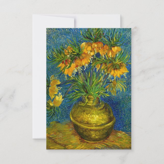 Van Gogh Imperial Fritillaries Card (Front)