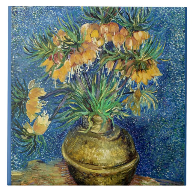 Van Gogh - Imperial Fritillaries Ceramic Tile (Front)