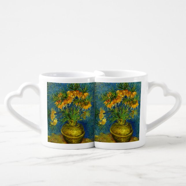 Van Gogh Imperial Fritillaries  Coffee Mug Set (Front Nesting)