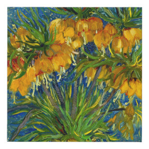 Van Gogh Imperial Fritillaries Faux Canvas Print