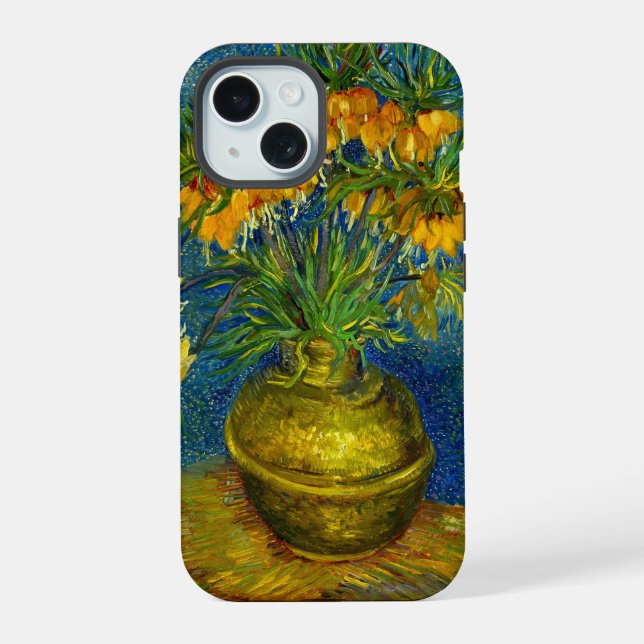 Van Gogh Imperial Fritillaries  Iphone Case (Back)