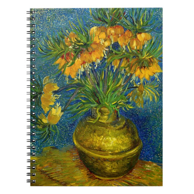 Van Gogh Imperial Fritillaries  Notebook (Front)