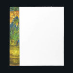 Van Gogh Imperial Fritillaries  Notepad<br><div class="desc">Notepad featuring Vincent van Gogh’s oil paining Imperial Fritillaries in a Copper Vase (1887). Beautiful yellow flowers adorn a vase against a blue backdrop. A fabulous gift for fans of Post-Impressionism and Dutch art!</div>
