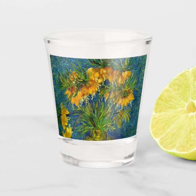 Van Gogh Imperial Fritillaries  Shot Glass (Front)