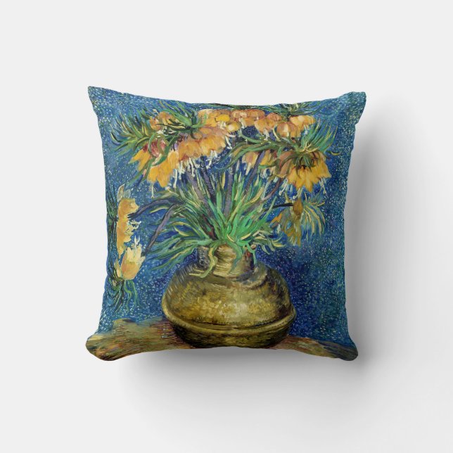 Van Gogh - Imperial Fritillaries, Throw Pillow (Front)