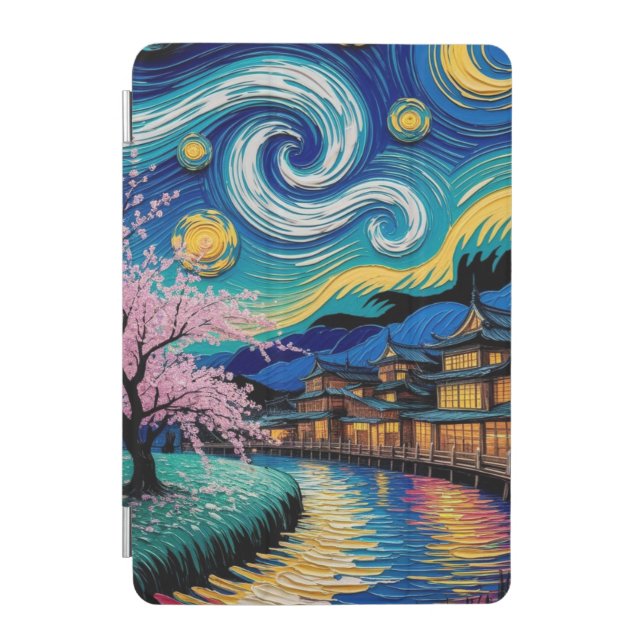 Van Gogh in Kyoto iPad Mini Cover (Front)