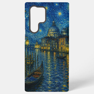 Van Gogh Inspired Venice Canal at Night Samsung Galaxy S22 Ultra Case