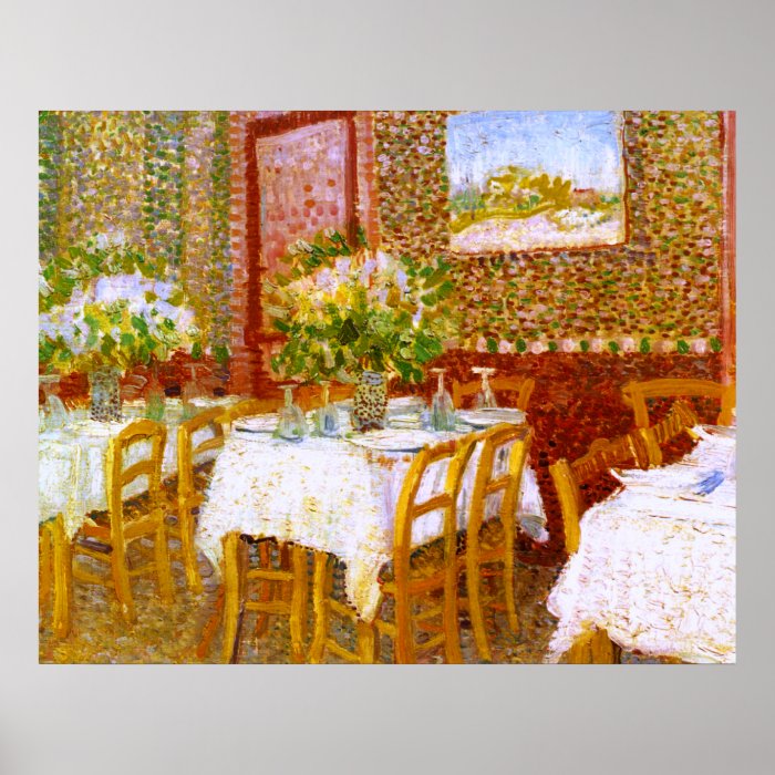 Van Gogh Interior of a Restaurant Print