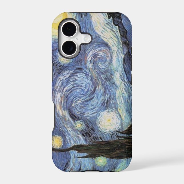 Van gogh iPhone Case Starry Night Impressionist (Back)