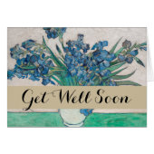 Van Gogh Iris Vase Painting Impressionism (Front Horizontal)