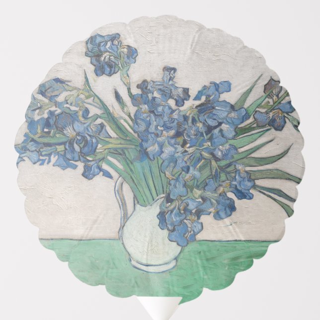Van Gogh Iris Vase Painting Impressionism Balloon