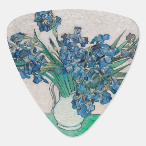 Van Gogh Iris Vase Painting Impressionism Guitar Pick