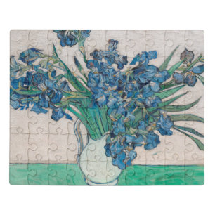 Van Gogh Iris Vase Painting Impressionism Jigsaw Puzzle