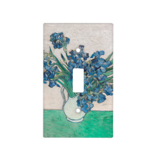 Van Gogh Iris Vase Painting Impressionism Light Switch Cover