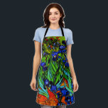 Van Gogh - Irises, 1889, Apron<br><div class="desc">Vincent van Gogh's famous floral painting,  Irises,  1889.</div>