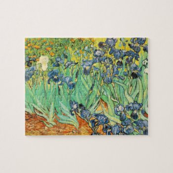 Van Gogh - Irises (1889) Jigsaw Puzzle by wesleyowns at Zazzle