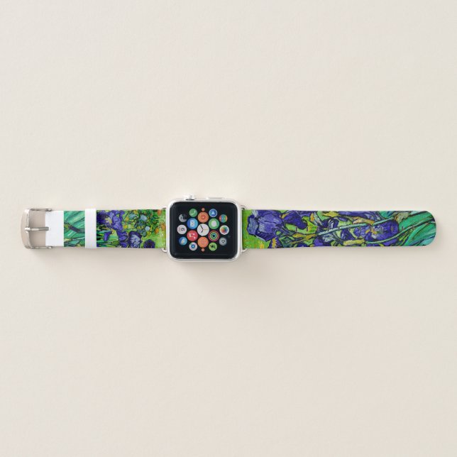 Van Gogh, Irises at St. Remy Apple Watch Band (Front)