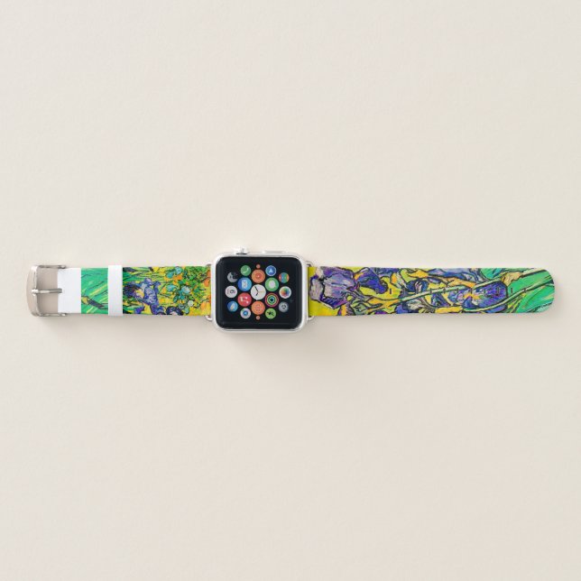Van Gogh, Irises at St. Remy Apple Watch Band (Front)