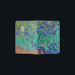 Van Gogh Irises. Blue floral vintage impressionism Passport Holder<br><div class="desc">Van Gogh "Irises" passport holder. Blue floral impressionism art.</div>