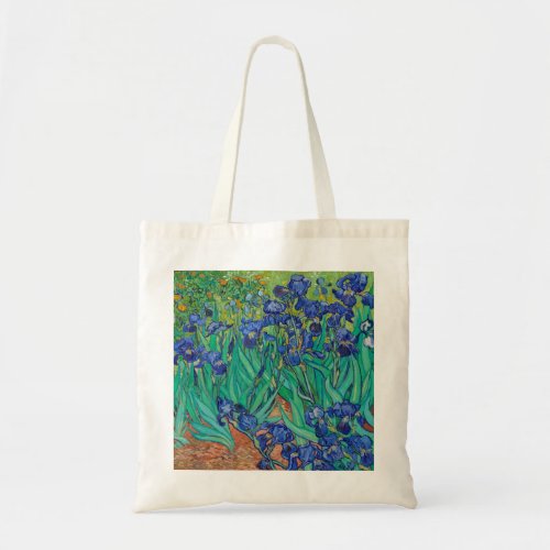 Van Gogh Irises Blue floral vintage impressionism Tote Bag