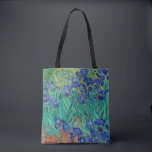 Van Gogh Irises. Blue floral vintage impressionism Tote Bag<br><div class="desc">Van Gogh "Irises" tote bag. Blue floral impressionism art.</div>