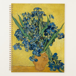 Van Gogh Irises - Bold Blue & Yellow Art Planner