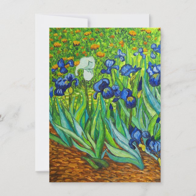 Van Gogh Irises Card (Front)