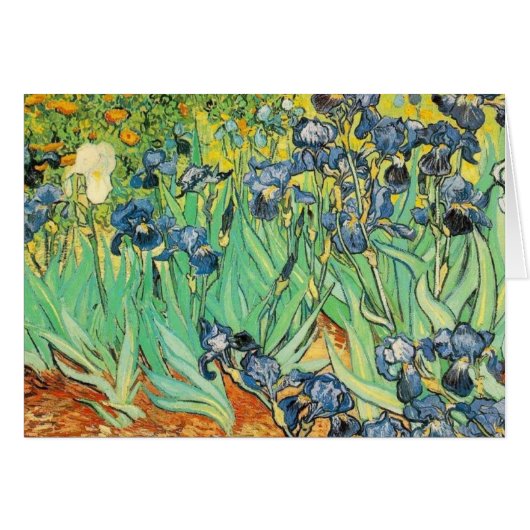 Van Gogh Irises Cards (Front Horizontal)