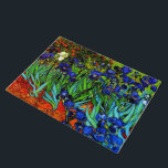 Van Gogh - Irises Doormat<br><div class="desc">Vincent van Gogh's famous 1889 painting,  Irises.</div>