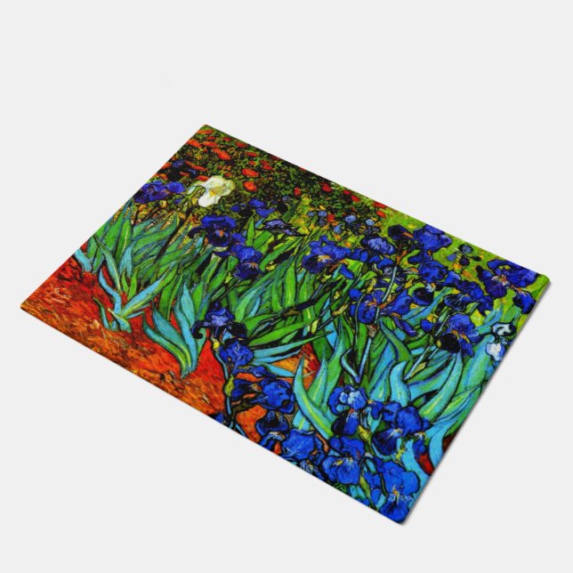 Van Gogh - Irises Doormat (Angled)