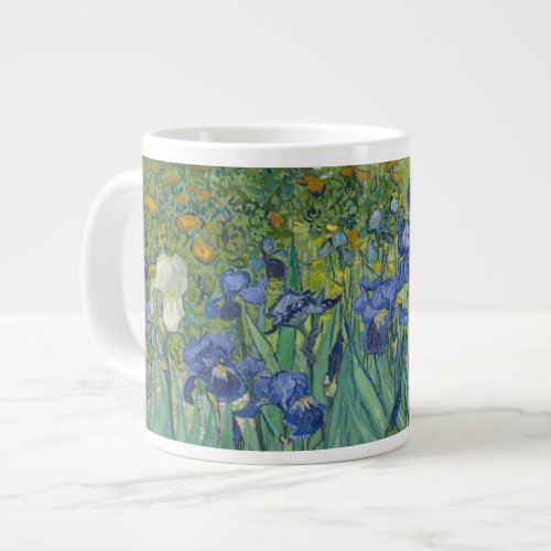 Van Gogh Irises F608 Fine Art Large Coffee Mug