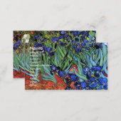 Van Gogh Irises (F608) Vintage Fine Art Business Card (Front/Back)